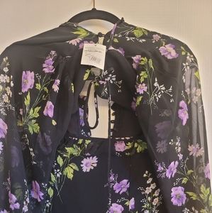 Beuutiful size 6 Asos Design floral open back maxi dress